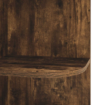 Corner Shelf 3-Tier 41.5 x 41.5 x 107.5 cm Engineered Wood