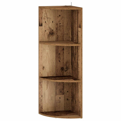 Corner Shelf 3-Tier 41.5 x 41.5 x 107.5 cm Engineered Wood