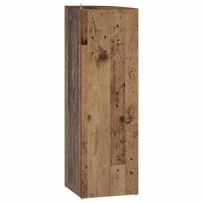 Corner Shelf 3-Tier 41.5 x 41.5 x 107.5 cm Engineered Wood