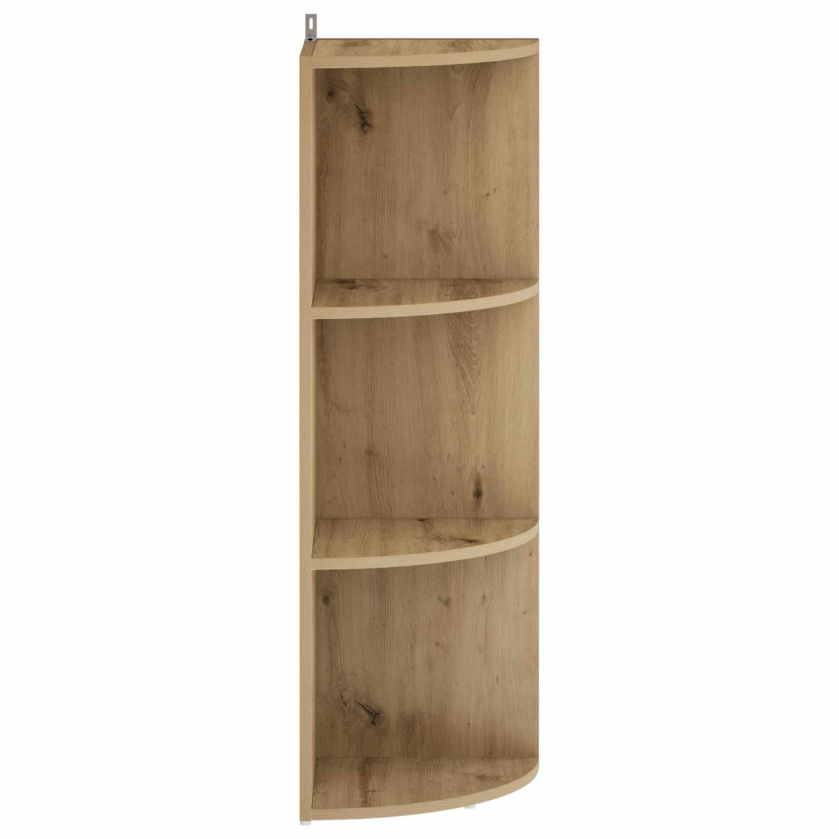 Corner Shelf 3-Tier 41.5 x 41.5 x 107.5 cm Engineered Wood