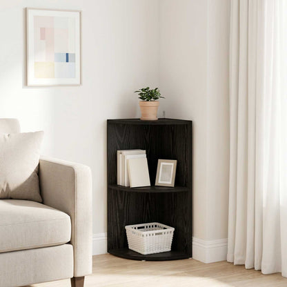 Corner Shelf 2-Tier 41.5 x 41.5 x 72 cm Engineered Wood