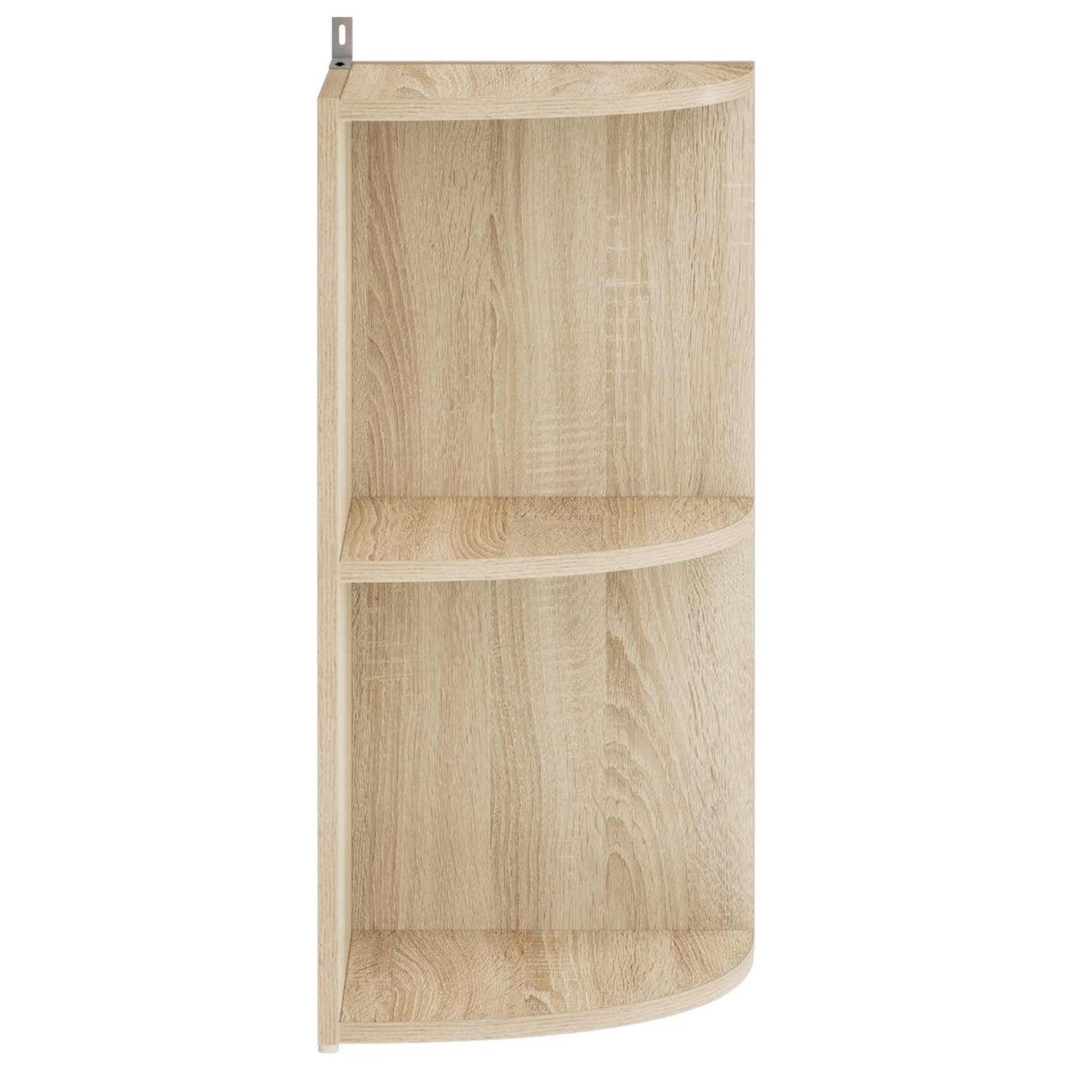 Corner Shelf 2-Tier 41.5 x 41.5 x 72 cm Engineered Wood