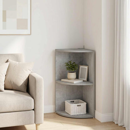 Corner Shelf 2-Tier 41.5 x 41.5 x 72 cm Engineered Wood