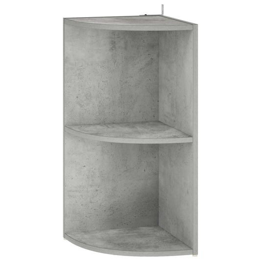 Corner Shelf 2-Tier 41.5 x 41.5 x 72 cm Engineered Wood