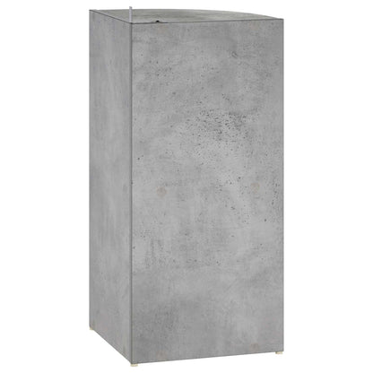 Corner Shelf 2-Tier 41.5 x 41.5 x 72 cm Engineered Wood