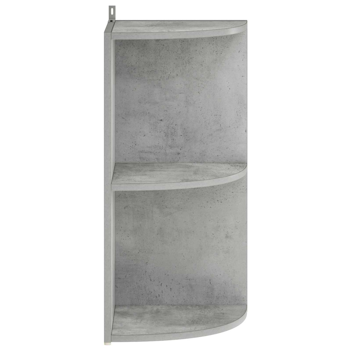 Corner Shelf 2-Tier 41.5 x 41.5 x 72 cm Engineered Wood