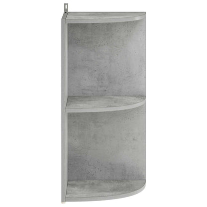 Corner Shelf 2-Tier 41.5 x 41.5 x 72 cm Engineered Wood