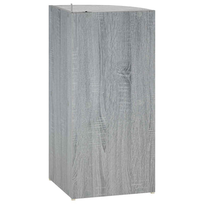 Corner Shelf 2-Tier 41.5 x 41.5 x 72 cm Engineered Wood