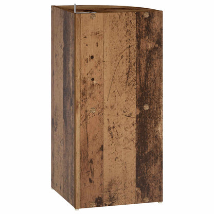 Corner Shelf 2-Tier 41.5 x 41.5 x 72 cm Engineered Wood