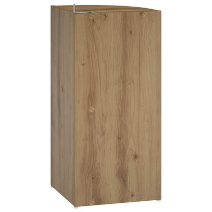 Corner Shelf 2-Tier 41.5 x 41.5 x 72 cm Engineered Wood