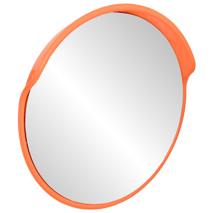 Outdoor Convex Traffic Mirror Orange Ø75 cm Polycarbonate