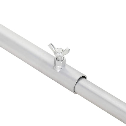 Tarpaulin Bracket for Trailers Silver 102-155 cm Aluminum