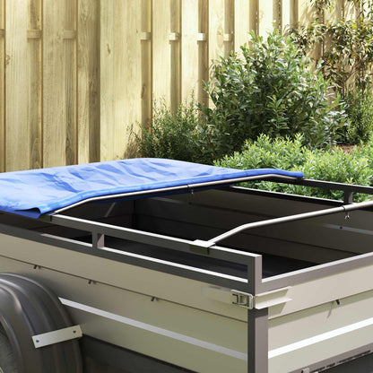 Tarpaulin Bracket for Trailers Silver 136-218 cm