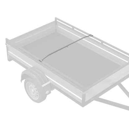 Tarpaulin Bracket for Trailers Silver 136-218 cm