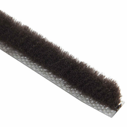 Self-Adhesive Door Brush Seal 5 m PP Brown