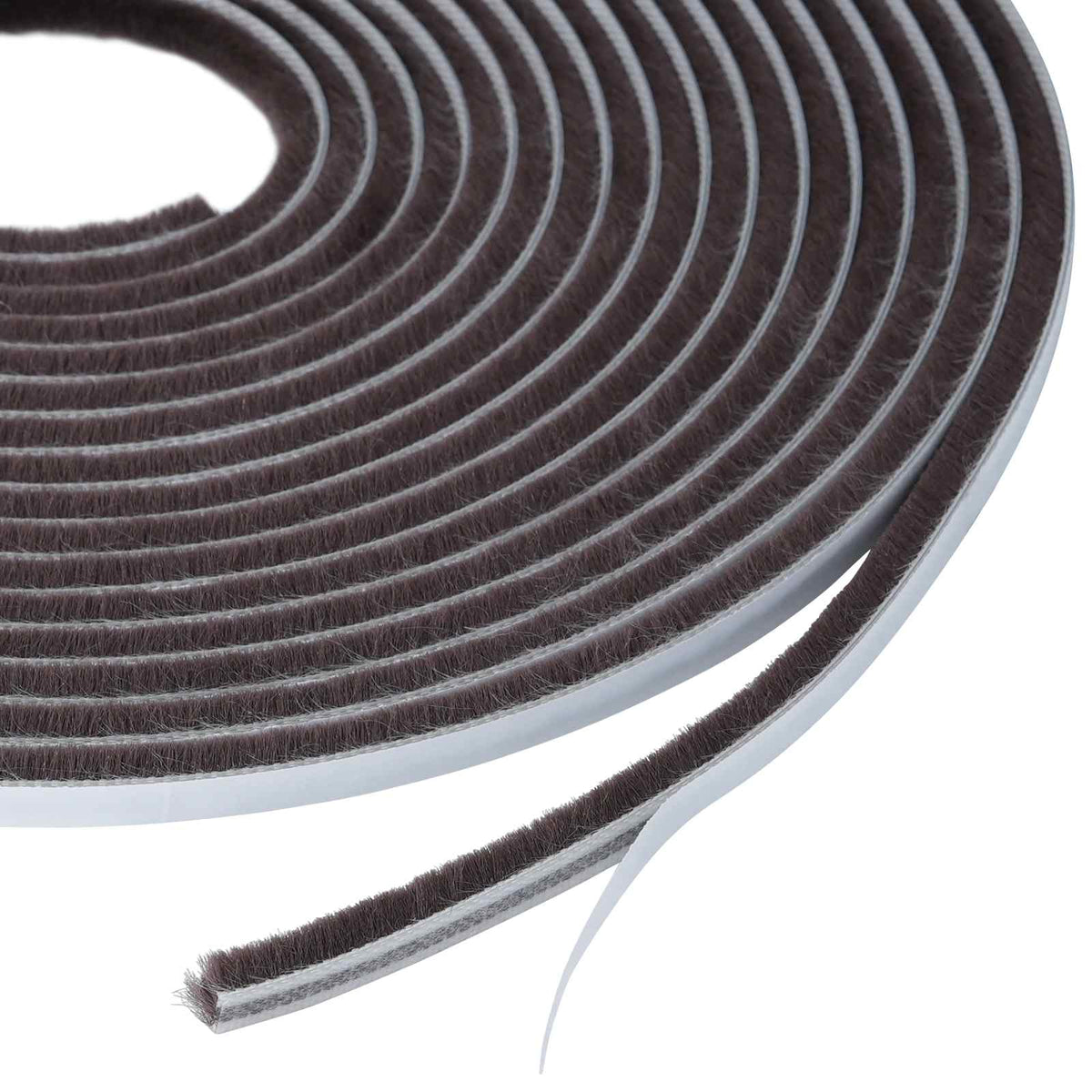 Self-Adhesive Door Brush Seal 5 m PP Brown