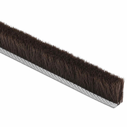 Self-Adhesive Door Brush Seal 5 m PP Brown