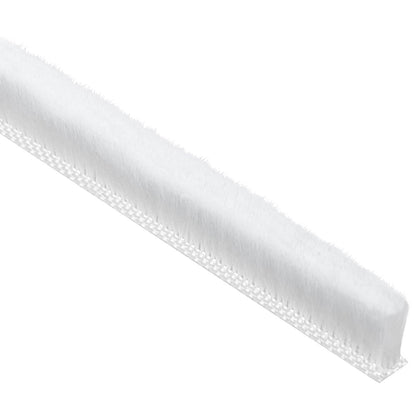 Self-Adhesive Door Brush Seal 5 m PP White