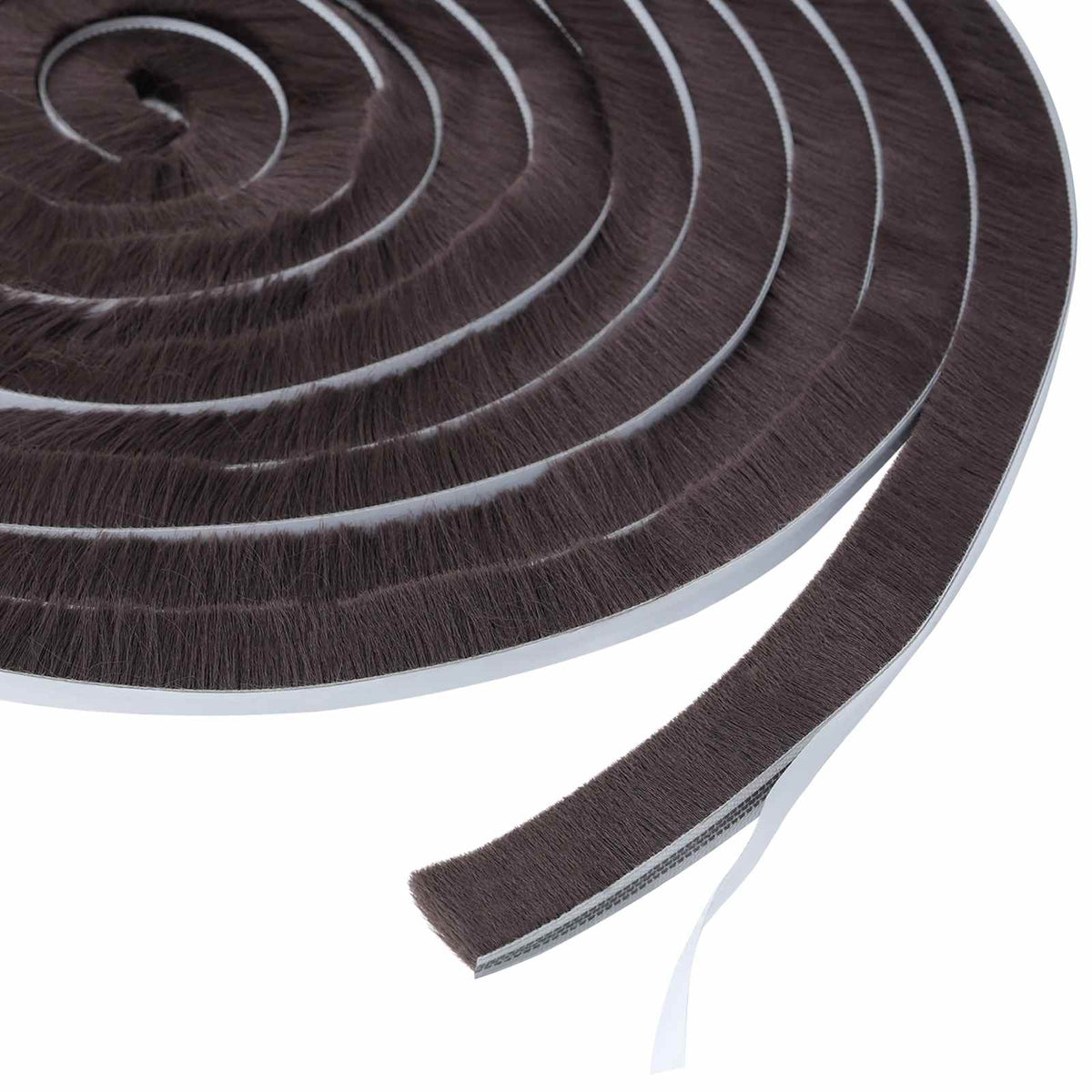 Self-Adhesive Door Brush Seal 5 m PP Brown