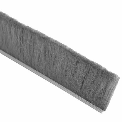 Self-Adhesive Door Brush Seal 5 m PP Grey