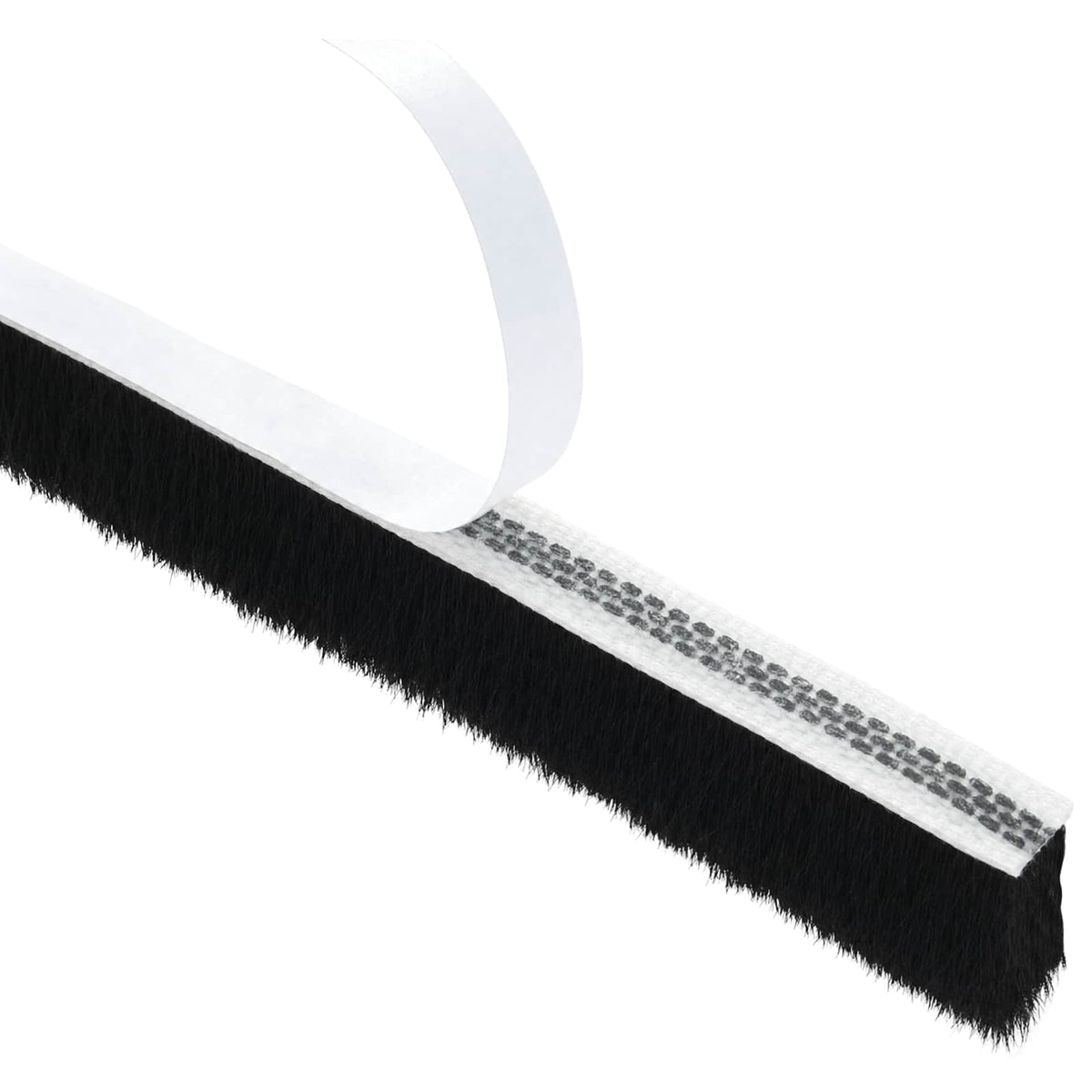 Self-Adhesive Door Brush Seal 5 m PP Black