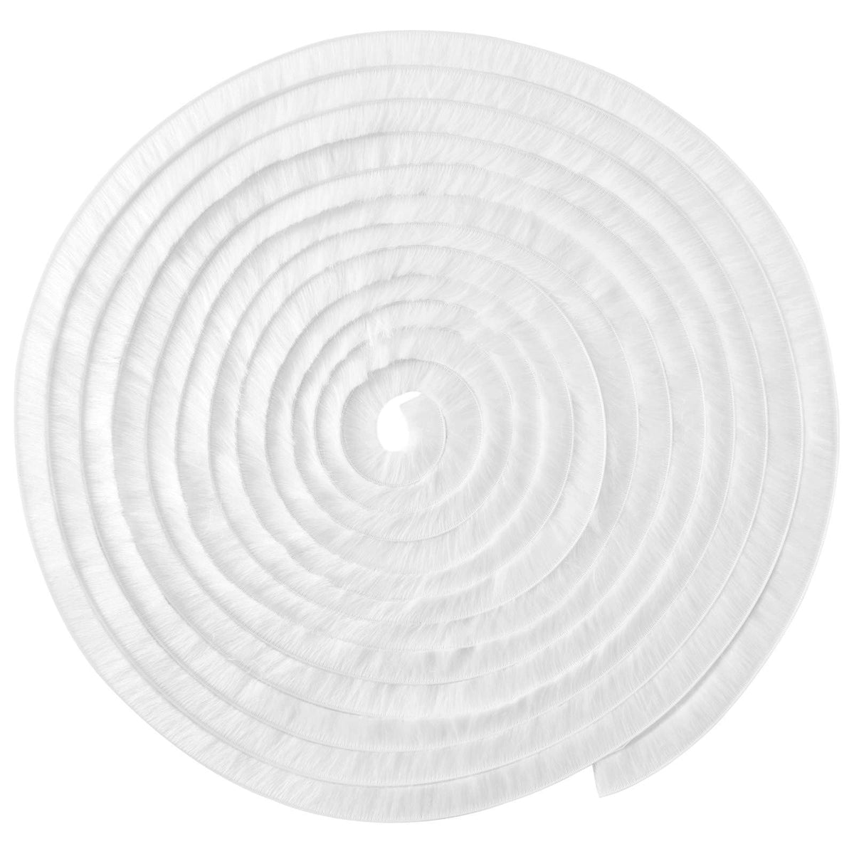 Self-Adhesive Door Brush Seal 5 m PP White