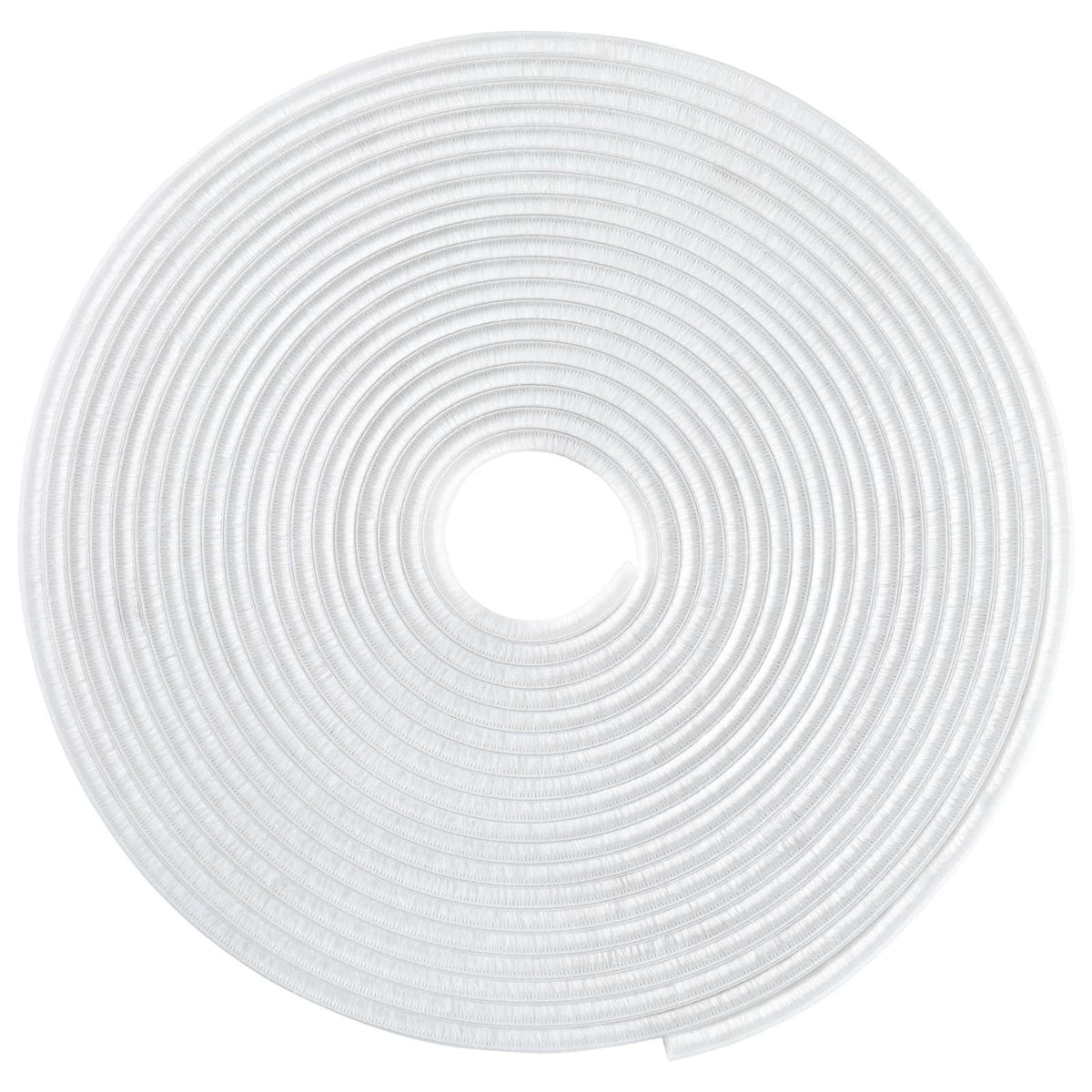 Self-Adhesive Door Brush Seal 10 m PP White