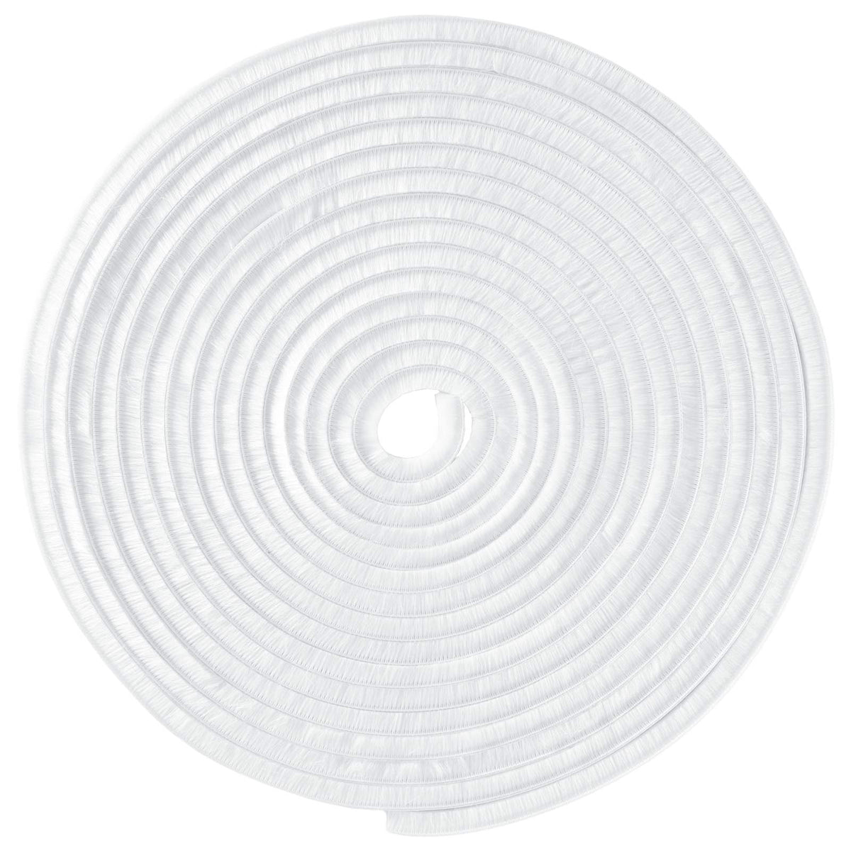 Self-Adhesive Door Brush Seal 10 m PP White