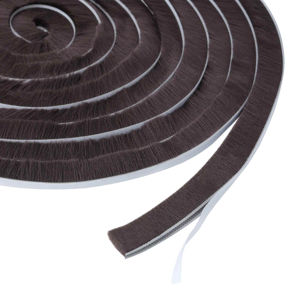 Self-Adhesive Door Brush Seal 10 m PP Brown