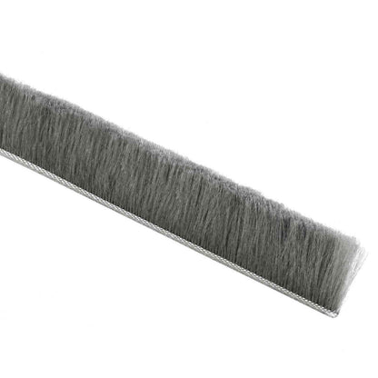 Self-Adhesive Door Brush Seal 10 m PP Grey