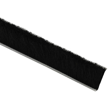 Self-Adhesive Door Brush Seal 10 m PP Black
