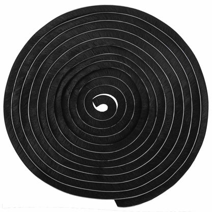 Self-Adhesive Door Brush Seal 10 m PP Black