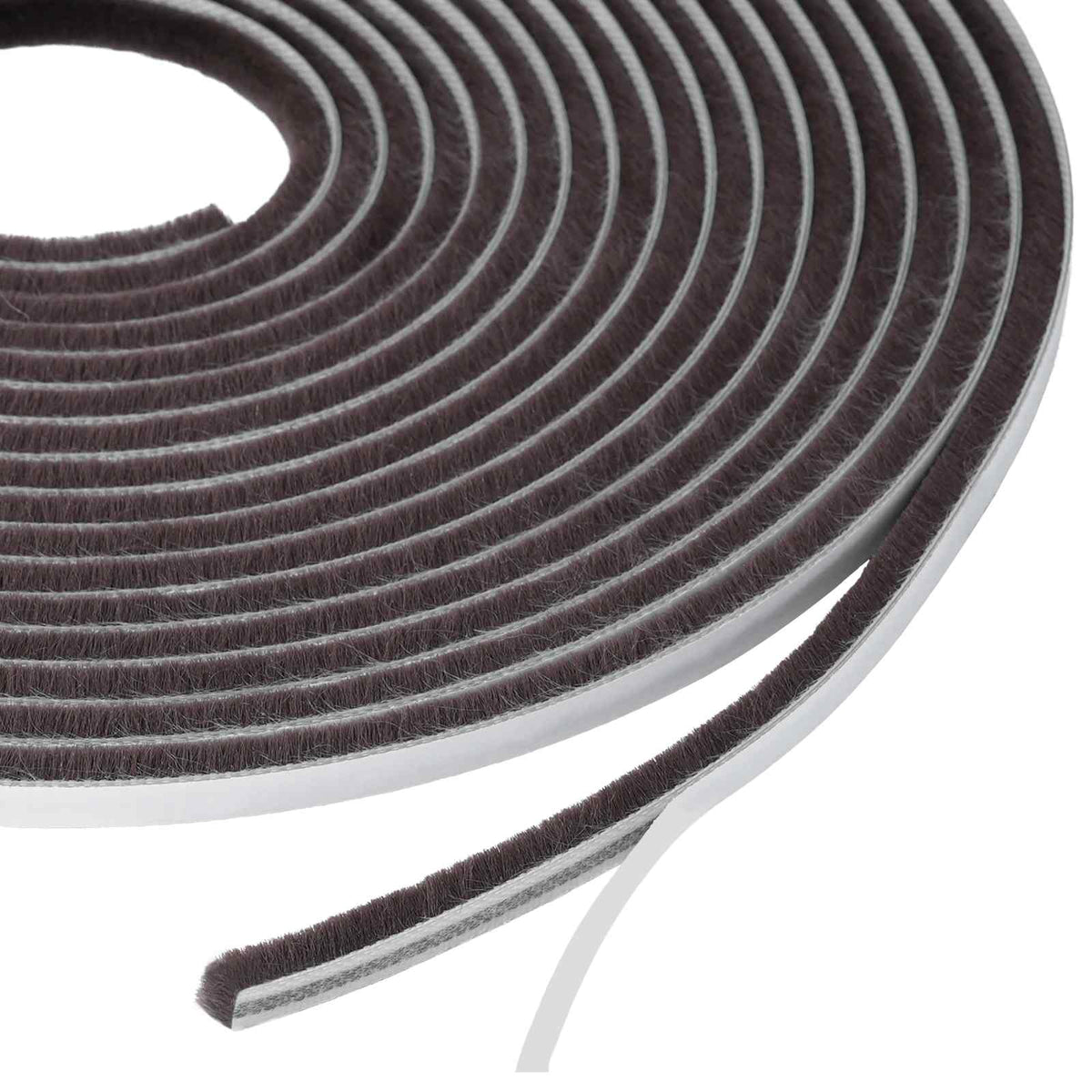 Self-Adhesive Door Brush Seal 25 m PP Brown