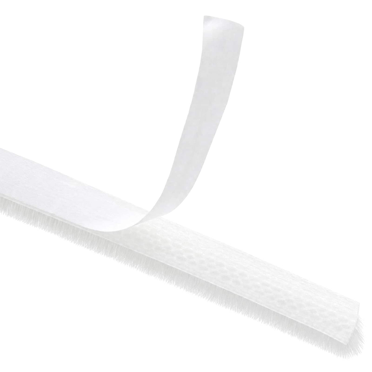 Self-Adhesive Door Brush Seal 25 m PP White