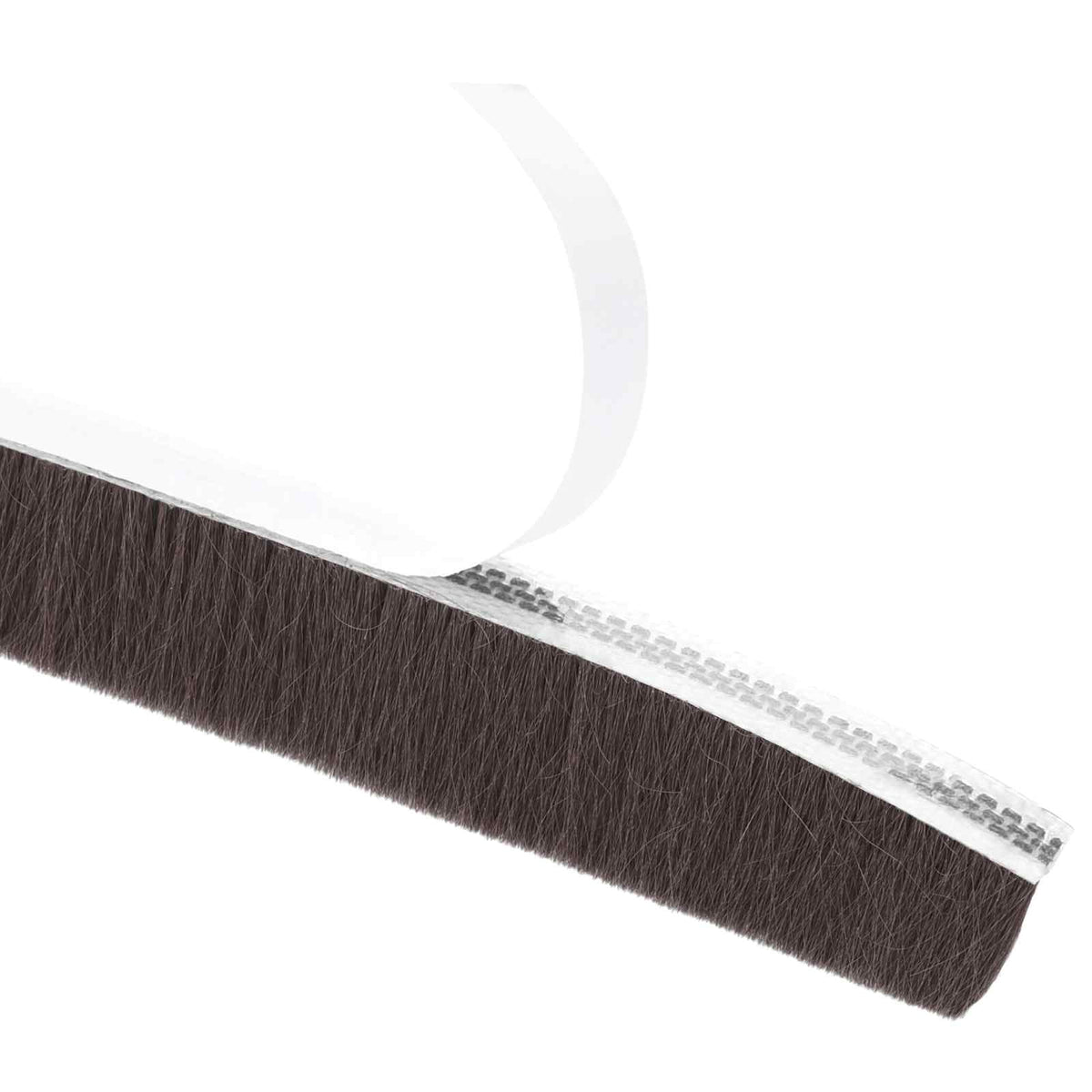 Self-Adhesive Door Brush Seal 25 m PP Brown