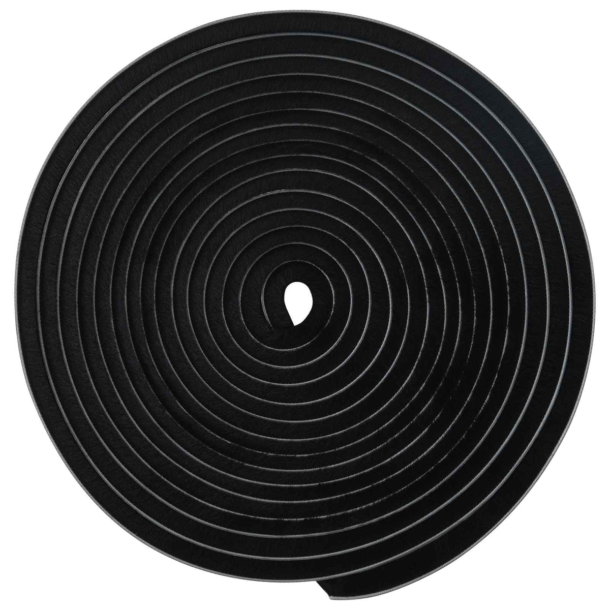 Self-Adhesive Door Brush Seal 25 m PP Black