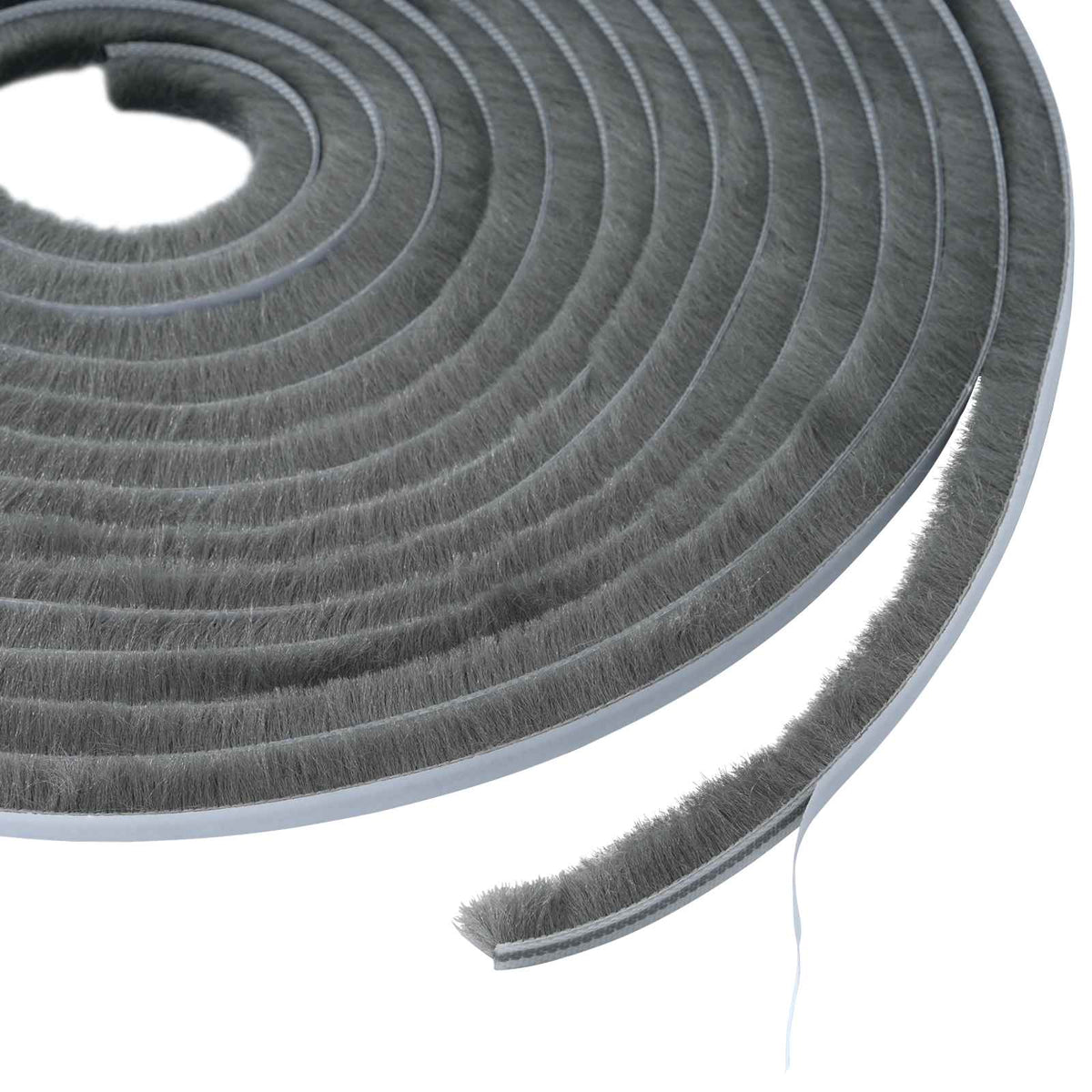Self-Adhesive Door Brush Seal 25 m PP Grey