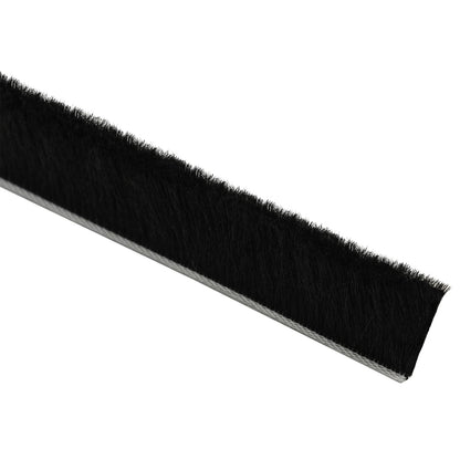 Self-Adhesive Door Brush Seal 25 m PP Black