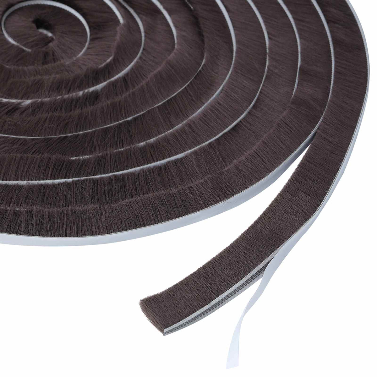 Self-Adhesive Door Brush Seal 25 m PP Brown