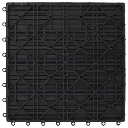 Decking Tile 22 pcs Grey 11.81 x 11.81 in WPC