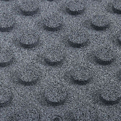 Fall Protection Tiles 18 pcs Grey 50 x 50 cm Rubber