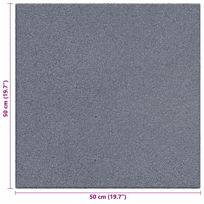 Fall Protection Tiles 24 pcs Grey 50 x 50 cm Rubber
