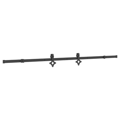 Sliding Door NARVIK Natural and Black 70 x 210 cm (213.5 cm)