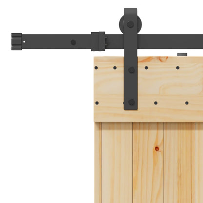 Sliding Door NARVIK Natural and Black