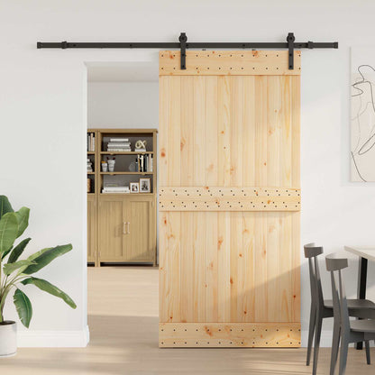 Sliding Door NARVIK Natural and Black