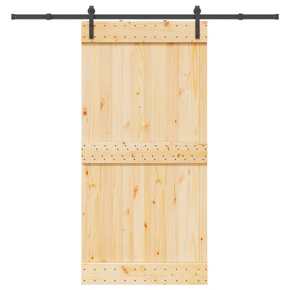 Sliding Door NARVIK Natural and Black