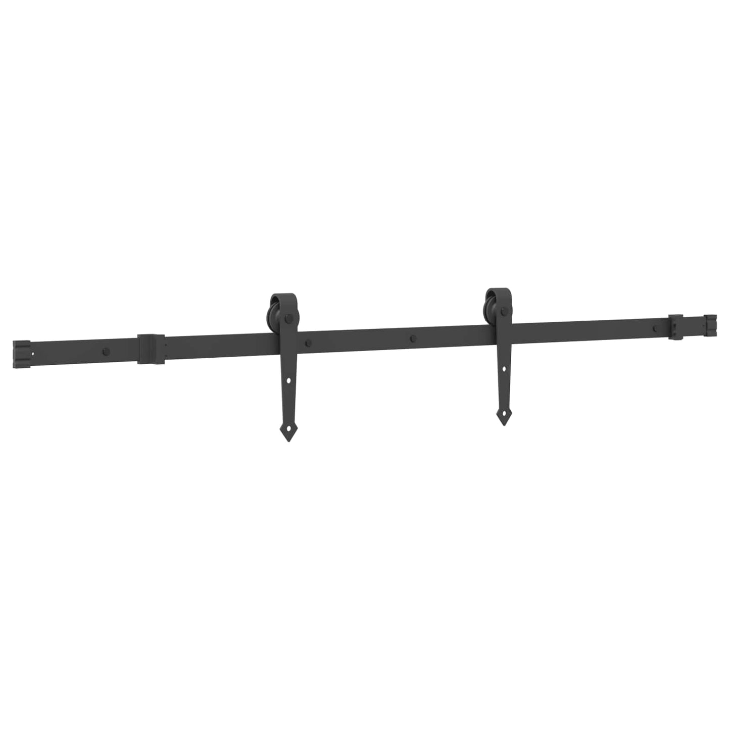 Sliding Door NARVIK Natural and Black 70 x 210 cm (152.5 cm)