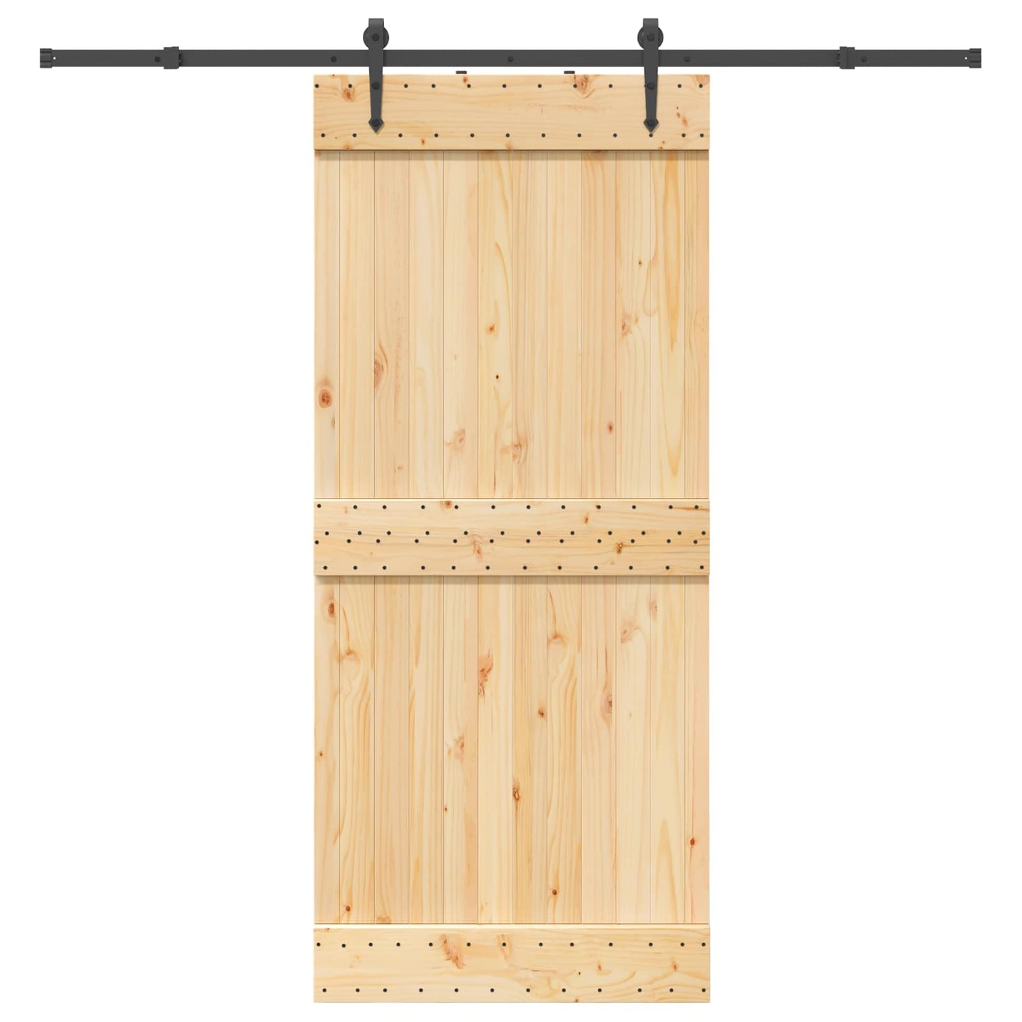 Sliding Door NARVIK Natural and Black