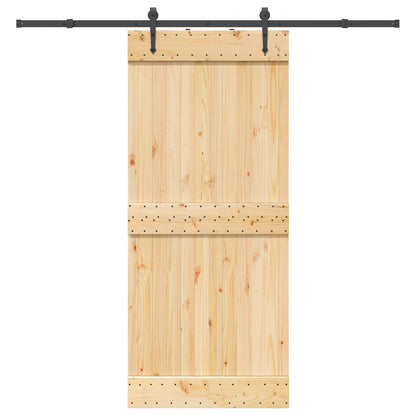 Sliding Door NARVIK Natural and Black
