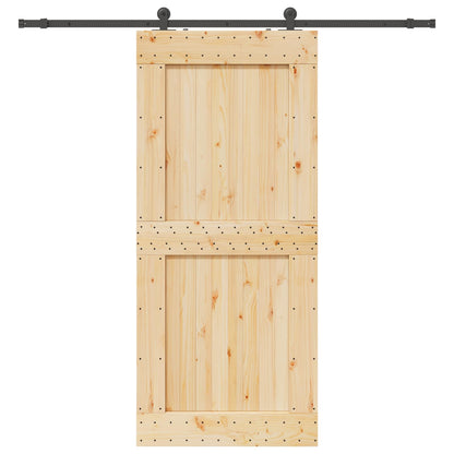 Sliding Door NARVIK Natural and Black